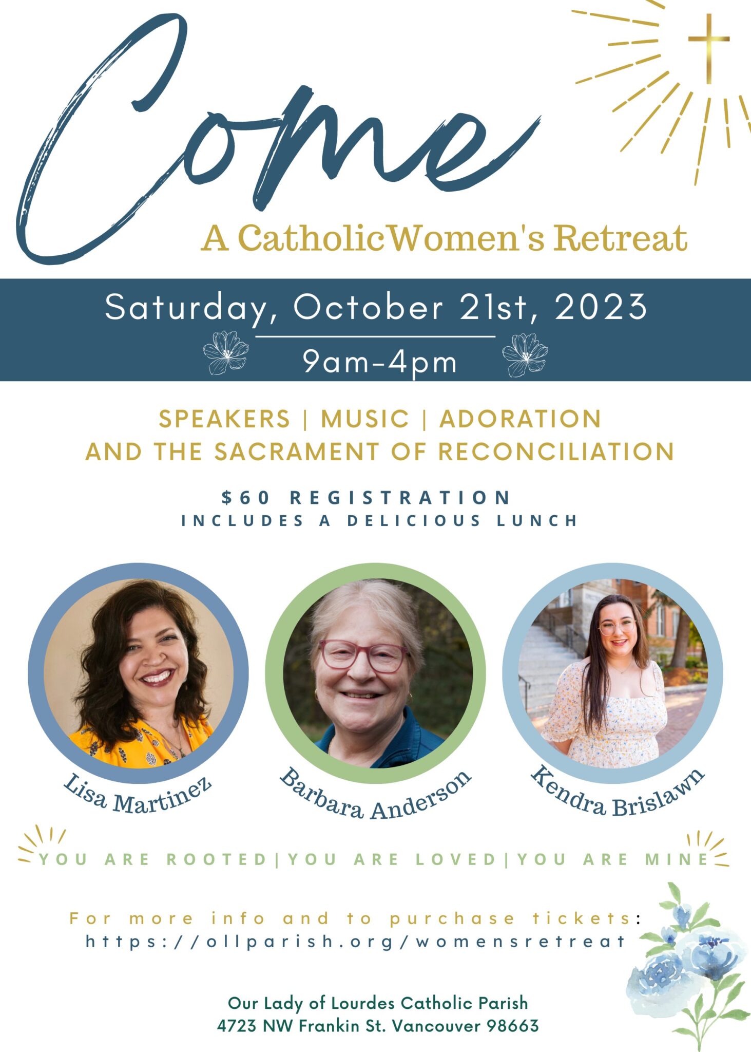 Come A Catholic Women’s Retreat Our Lady of Lourdes